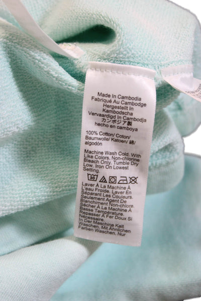 J Crew Womens Light Blue Cotton Pullover Sweatshirt Crewneck Size L