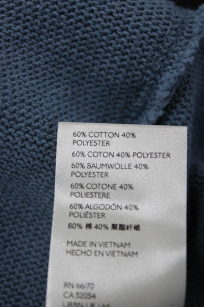 We The Free Unisex Blue V-Neck Long Sleeve Pullover Sweater Size M