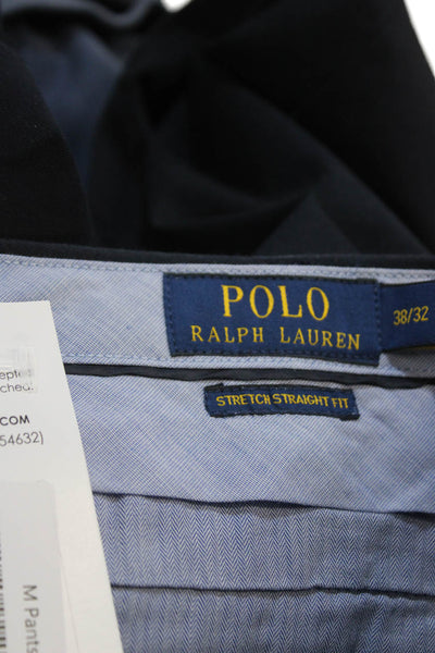 Polo Ralph Lauren Mens Dark Blue Chino Pants Cotton Stretch Size 38