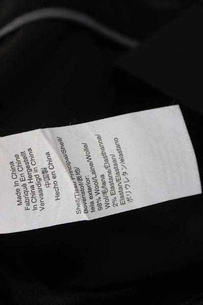 J Crew Mens Dress Pants Black Wool Button Size 36