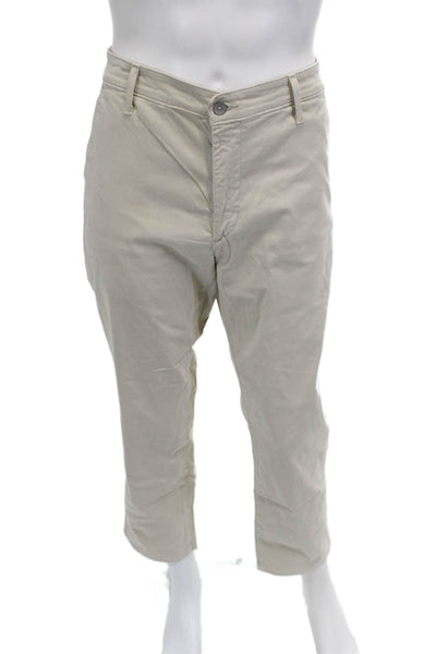 AG Adriano Goldschmied Mens Chino Khakis Beige Size 36
