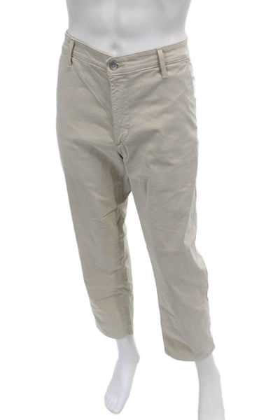 AG Adriano Goldschmied Mens Chino Khakis Beige Size 36