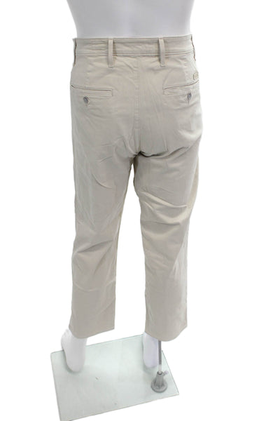 AG Adriano Goldschmied Mens Chino Khakis Beige Size 36