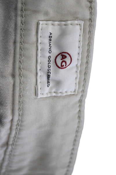 AG Adriano Goldschmied Mens Chino Khakis Beige Size 36