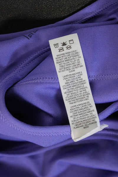 Nike Womens Solid Activewear Bra Purple Size L
