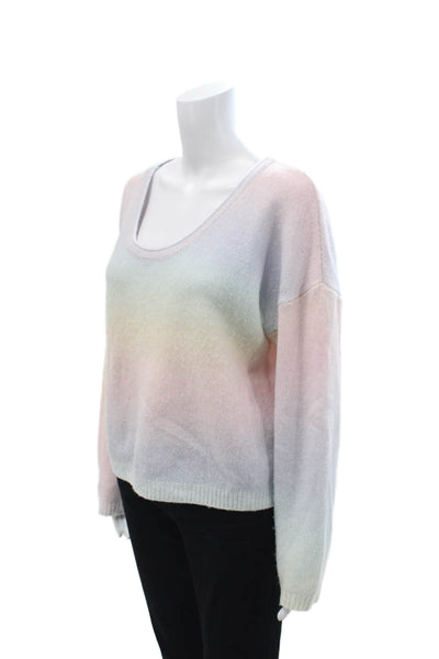 Splendid Unisex Light Blue Pullover Sweater Long Sleeve Wool Blend Size M
