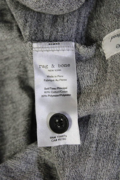 Rag & Bone Mens Collared Short Sleeve Gray Polo Big & Tall Size 2XL