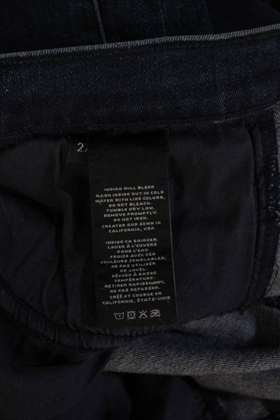 J Brand Women Ankle Cropped Skinny Dark Blue Jeans Size 27