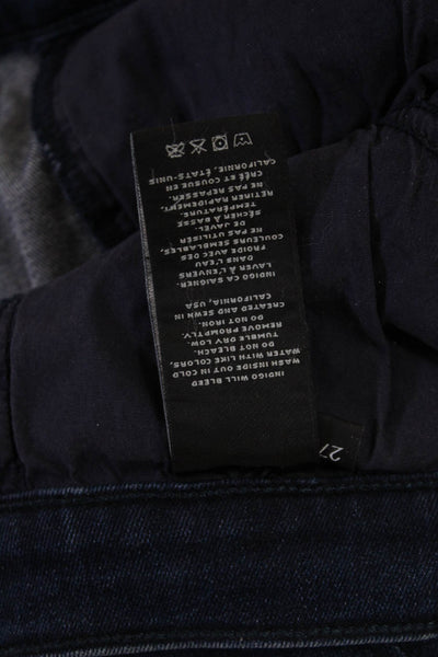 J Brand Women Ankle Cropped Skinny Dark Blue Jeans Size 27