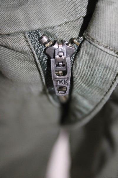 G1 All Purpose Goods Mens Cropped Cargo Pants Green Cotton Size 4