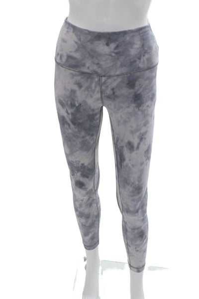 Lululemon Womens Ankle Leggings Gray Nylon Blend Size 6