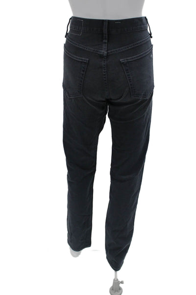 Rag & Bone Mens Dark Gray Straight Jeans Mid Rise 32 Inseam Size 29