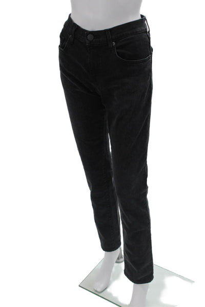 J Brand Womens Straight Dark Gray Mid Rise Jeans Size 30