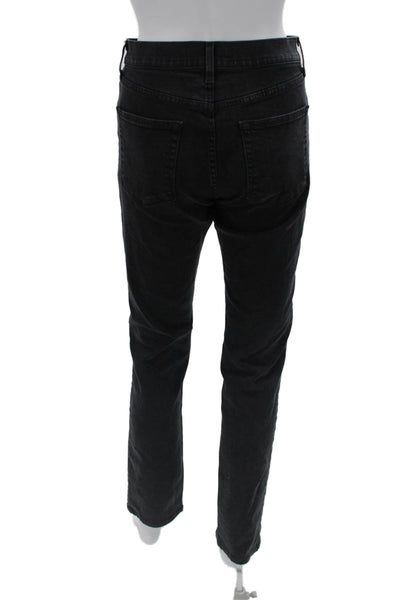 J Brand Womens Straight Dark Gray Mid Rise Jeans Size 30