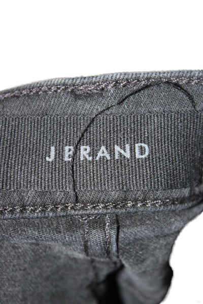 J Brand Womens Straight Dark Gray Mid Rise Jeans Size 30