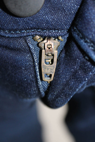 J Brand Unisex Straight Jeans Dark Blue Mid Rise Size 30