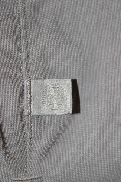Lululemon Mens Long Sleeves Button Down Shirt Taupe Brown Size Extra Extra Large