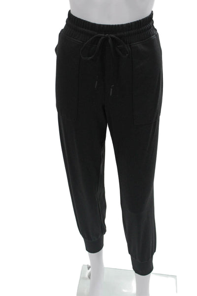 Lou & Grey Unisex Jogger Sweatpants Black Drawstring Size S
