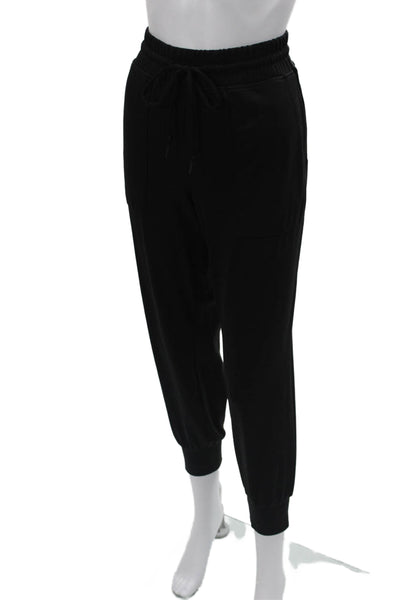 Lou & Grey Unisex Jogger Sweatpants Black Drawstring Size S