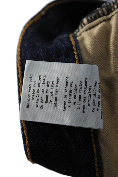 Rag & Bone Jean Unisex Dark Blue Cotton Beach Shorts Size 24