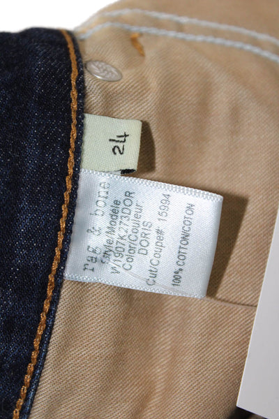 Rag & Bone Jean Unisex Dark Blue Cotton Beach Shorts Size 24