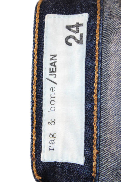 Rag & Bone Jean Unisex Dark Blue Cotton Beach Shorts Size 24