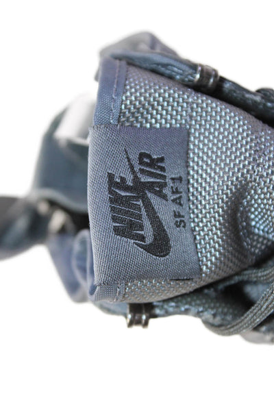 Nike Boys Air Force 1 Lace-Up Mid Casual Sneakers Dark Gray Size 7