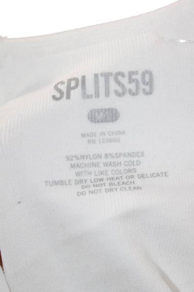 Splits 59 Womens White Sleeveless Camisole Size M