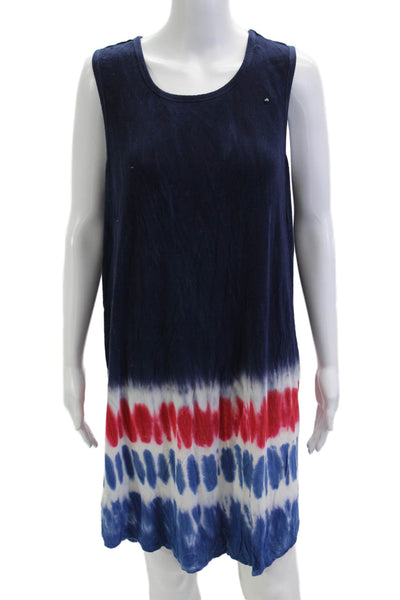 PJ Salvage Women Tank Shift Dress Dark Blue Sleeveless Above Knee Size XL