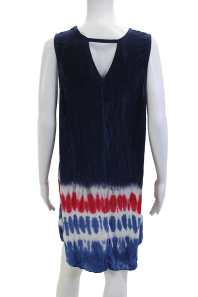 PJ Salvage Women Tank Shift Dress Dark Blue Sleeveless Above Knee Size XL