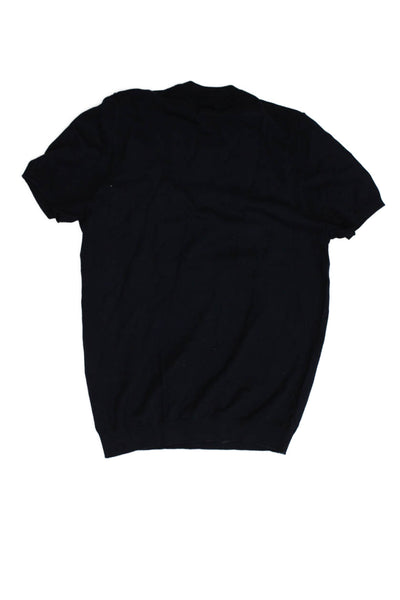 Zara Mens Classic Black Crew Neck Short Sleeve T-Shirt Size S
