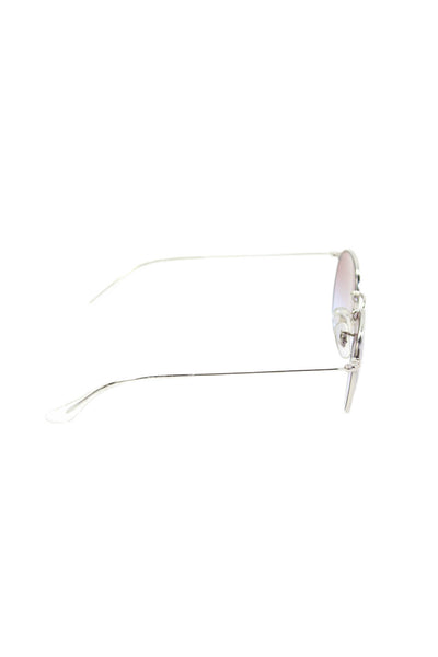 Ray-Ban Boys Junior RJ9547S Round Metal Frame Gradient Lens Sunglasses Silver