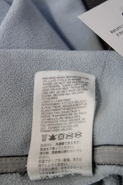 The North Face Womens Light Blue Windbreaker Jacket Full Zip Size L
