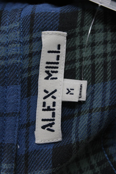 Alex Mill Mens Button-Down Plaid Cotton Long Sleeve Shirt Size M