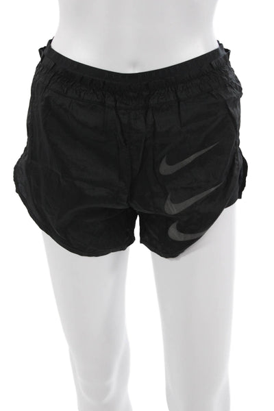 Nike Unisex Sports Black Nylon Shorts Size XS