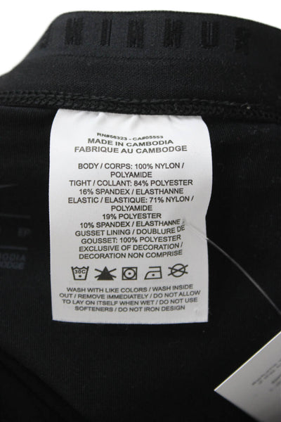 Nike Unisex Sports Black Nylon Shorts Size XS