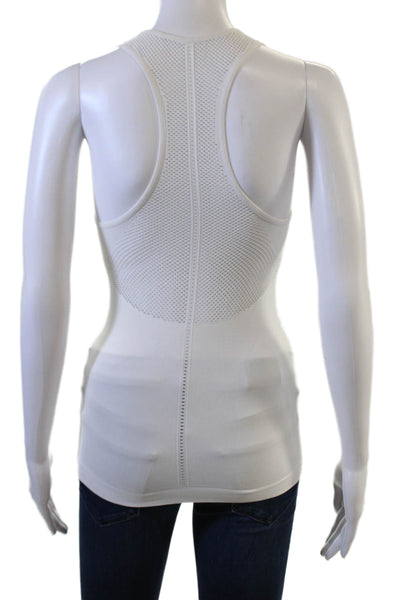 FP Movement Womens Basic High Neck Sleeveless Tank White Size XS