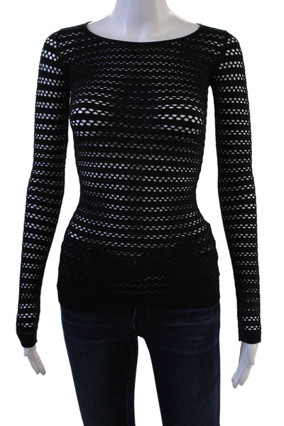 Malibu Sugar Women Gothic Long Sleeve Cotton Top Black Size One Size