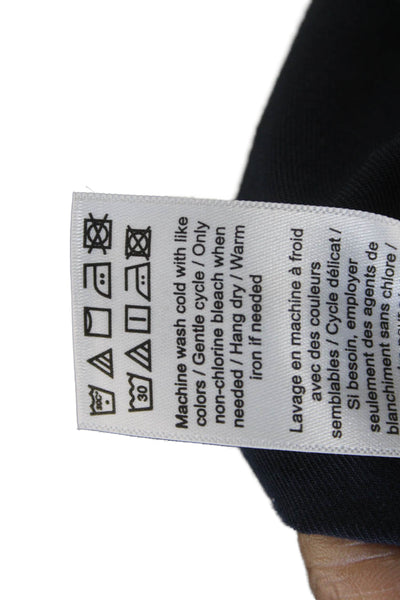 Untuckit Mens Short Sleeves Button Shirt Navy Blue Size Extra Extra Extra Large