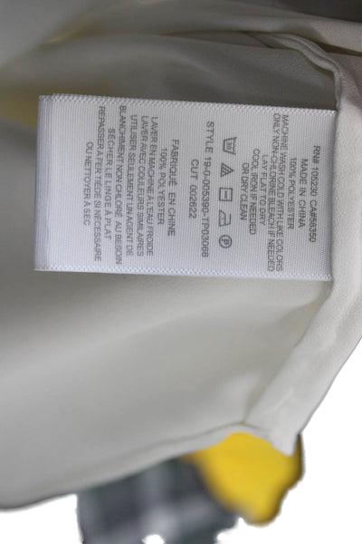 Joie Womens Basic Sleeveless Tank White Round Neck Polyester Size XS