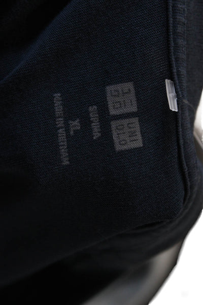 Uniqlo Mens Dark Blue Cotton Crew Neck Short Sleeve T-Shirt Size XL