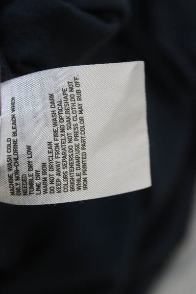 Uniqlo Mens Dark Blue Cotton Crew Neck Short Sleeve T-Shirt Size XL