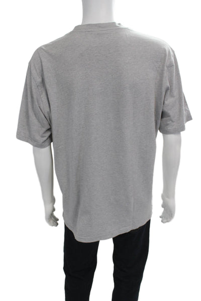Palace Mens Cartoon Graphic T Shirt Gray Crew Neck Short Sleeve Size XL