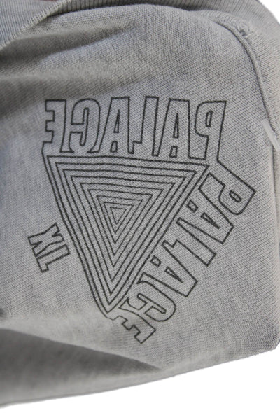 Palace Mens Cartoon Graphic T Shirt Gray Crew Neck Short Sleeve Size XL