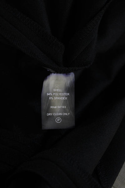 Calvin Klein Womens Sheath Dress Black Long Sleeve Knee Length Size 4
