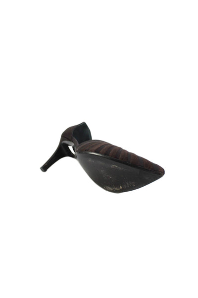 Giorgio Armani Womens Pointed Toe D'Orsay Pumps Brown Size 41 11