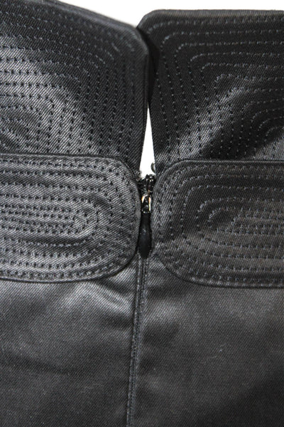 Y & Kei Women Straight Pencil Wool Black Skirt Size 40