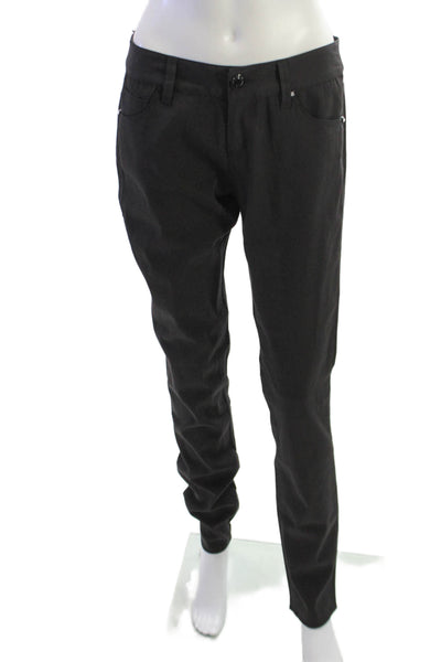 Buffalo David Bitton Women Black Dress Pants Designer Size 28