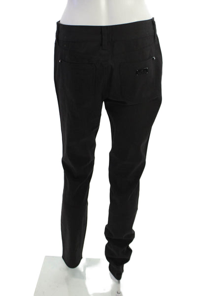 Buffalo David Bitton Women Black Dress Pants Designer Size 28