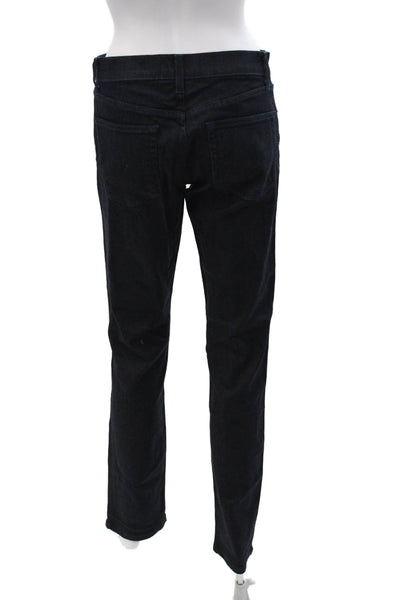 J Brand Mens Straight Jeans Dark Blue Mid Rise Size 30